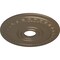 Ekena Millwork Munich Ceiling Medallion (Fits Canopies up to 5 5/8"), 17 1/2"OD x 3 5/8"ID x 1"P, Warm Silver CM17MUWSS - alternate 2
